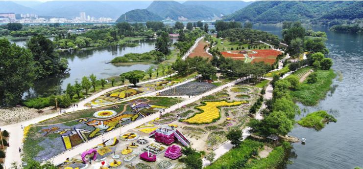 자라섬 꽃 페스타