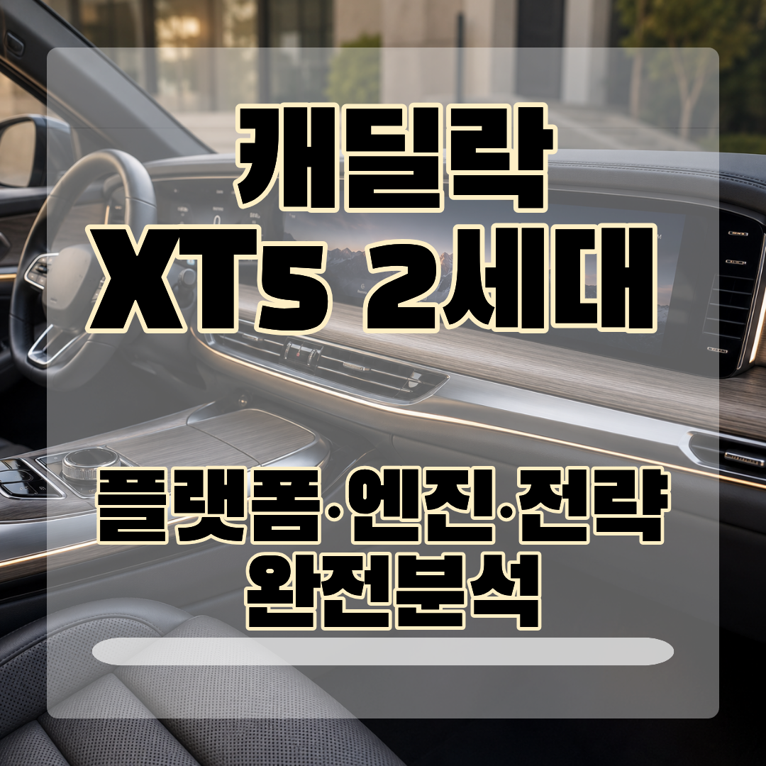 캐딜락 XT5 2세대 심화분석_썸네일