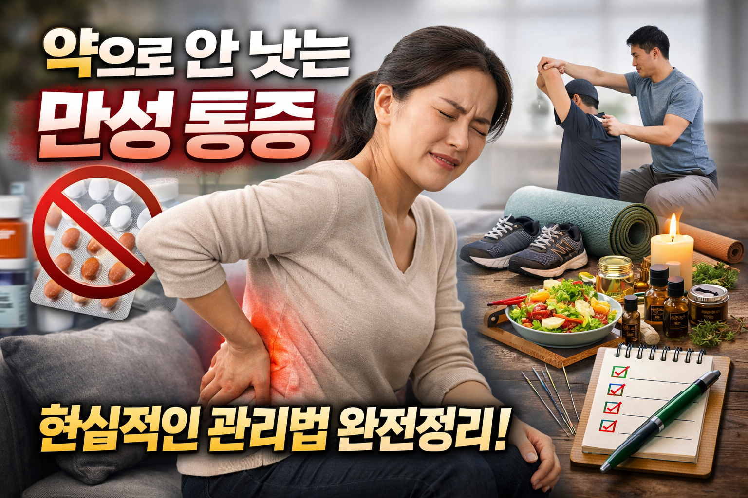 약으로만 해결되지 않는 만성 통증