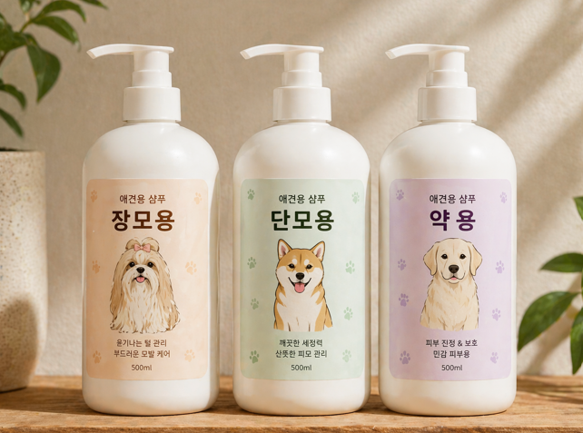 맞춤용 강아지샴푸