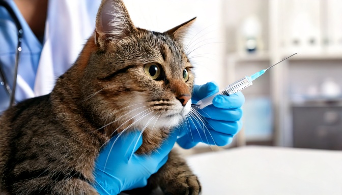 고양이 예방접종