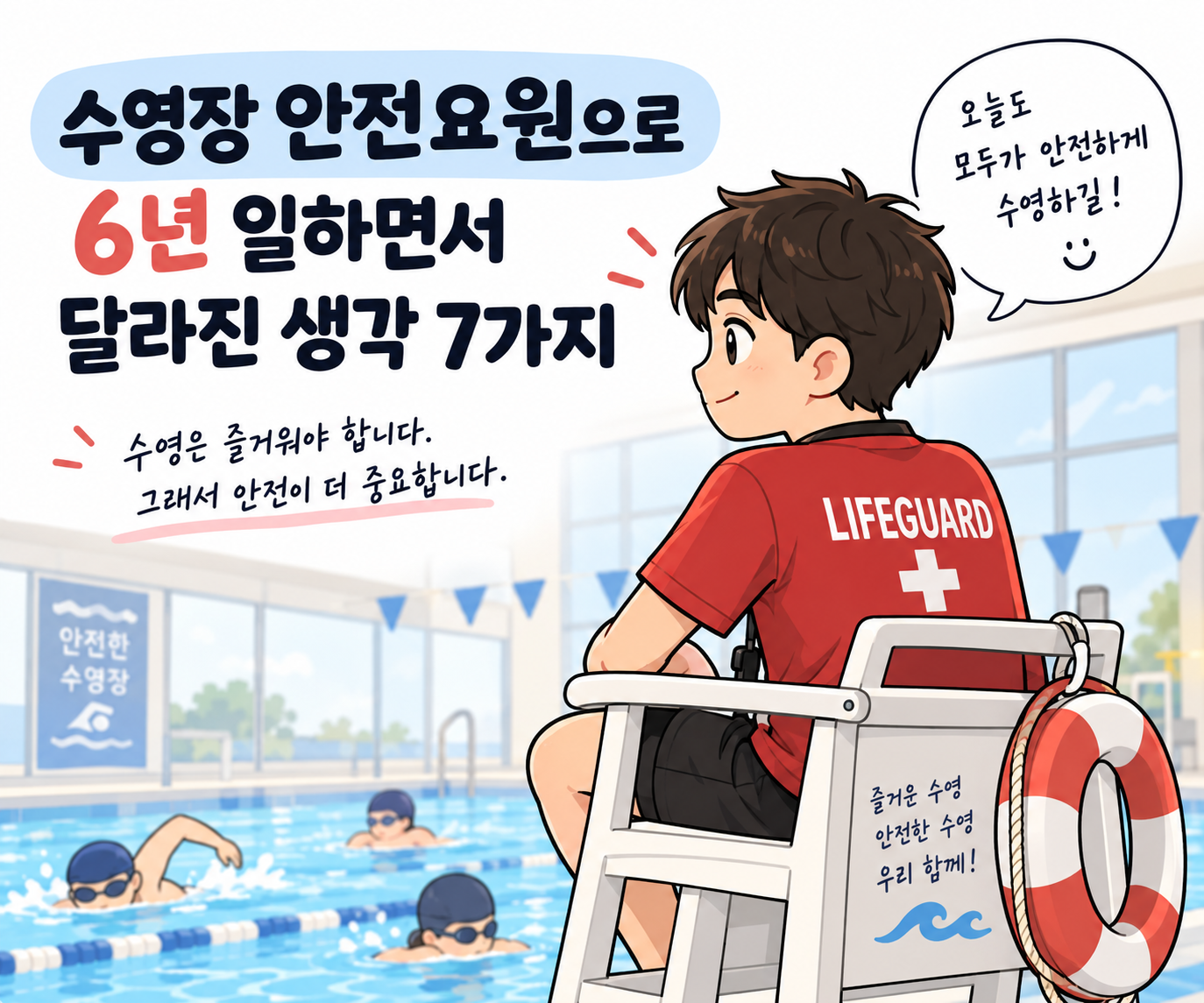 수영장 안전요원으로 오래 일하면서 달라진 생각 7가지