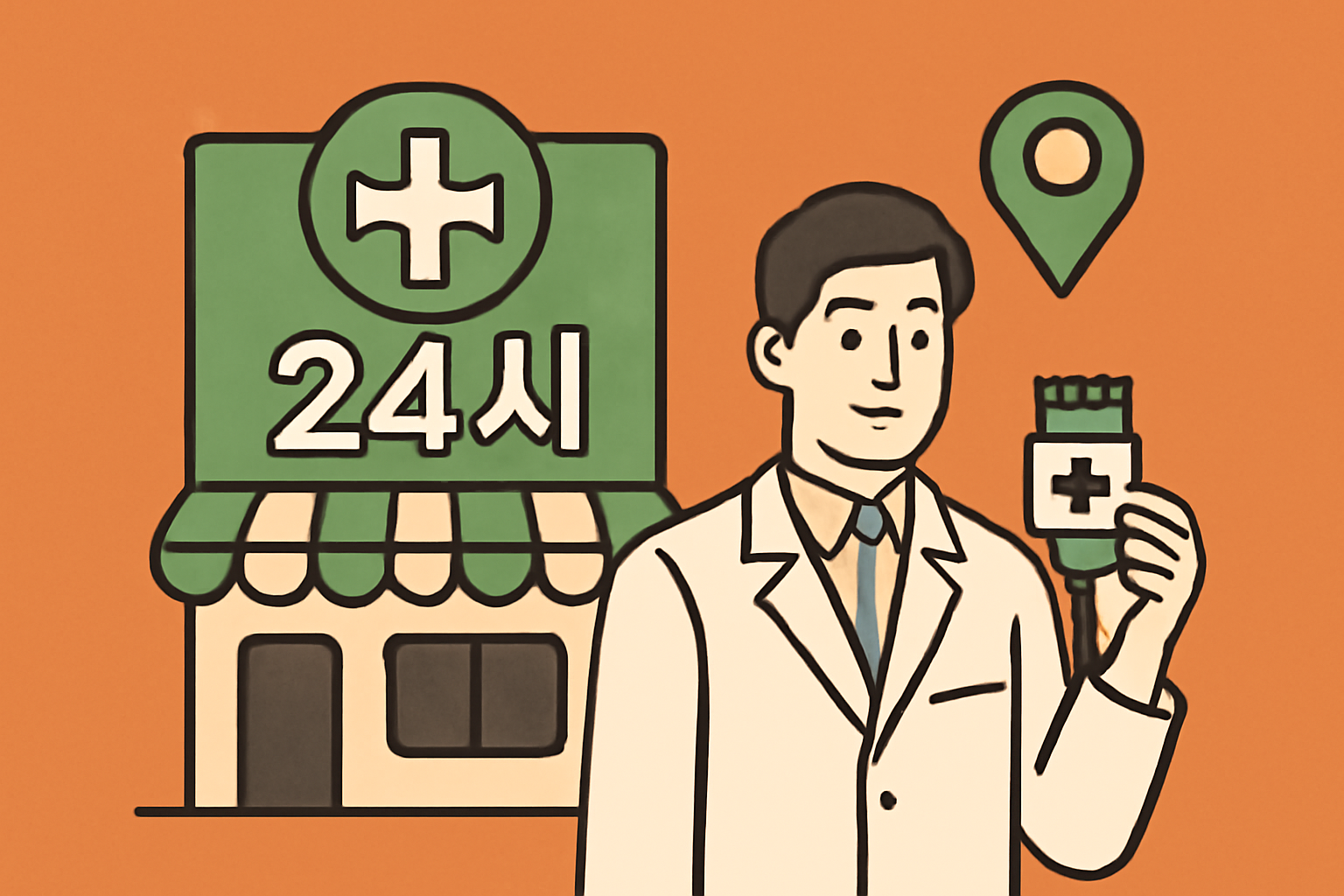 분당 24시 약국 총정리｜야간&middot;심야에도 문 여는 약국 위치 안내 관련 사진