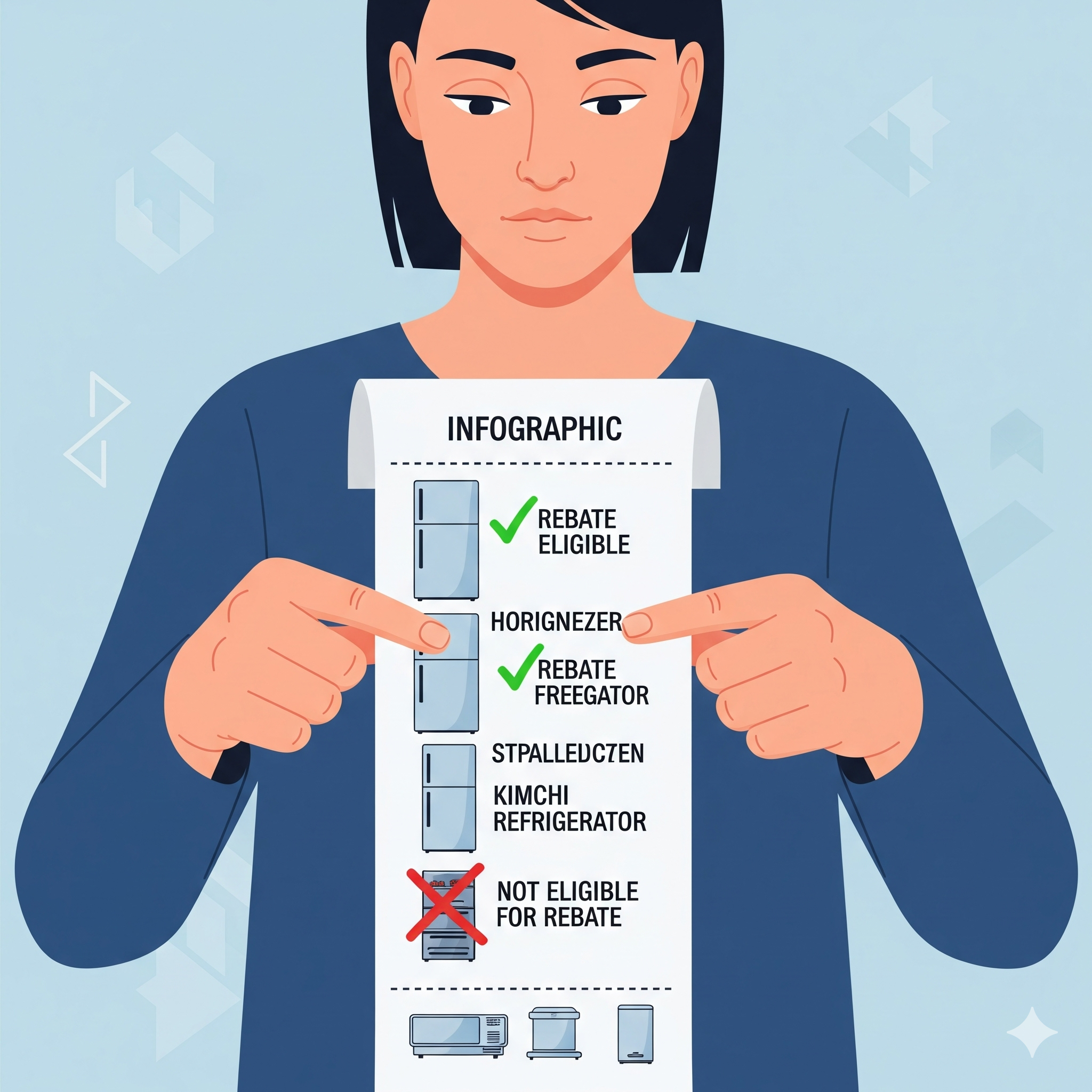 으뜸효율가전 환급 영수증 금액 불일치 괜찮을까?