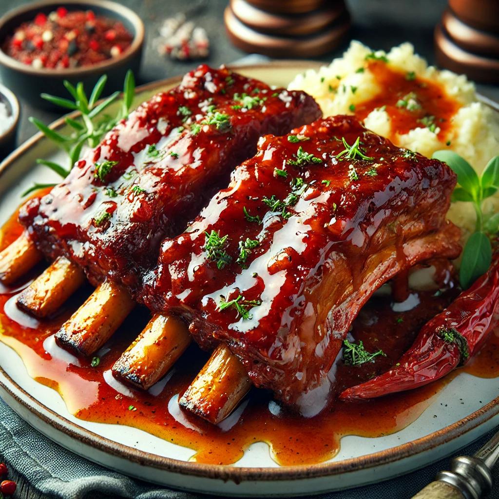 간단 ☆돼지 스페어립 레드와인 찜 ~30분완성