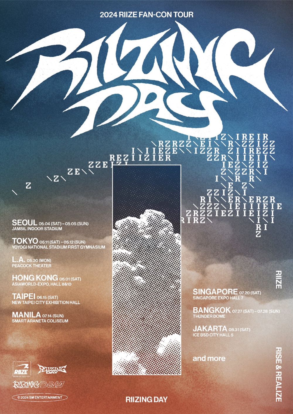 2024 RIIZE FAN-CON TOUR &#39;RIIZING DAY&#39; 포스터