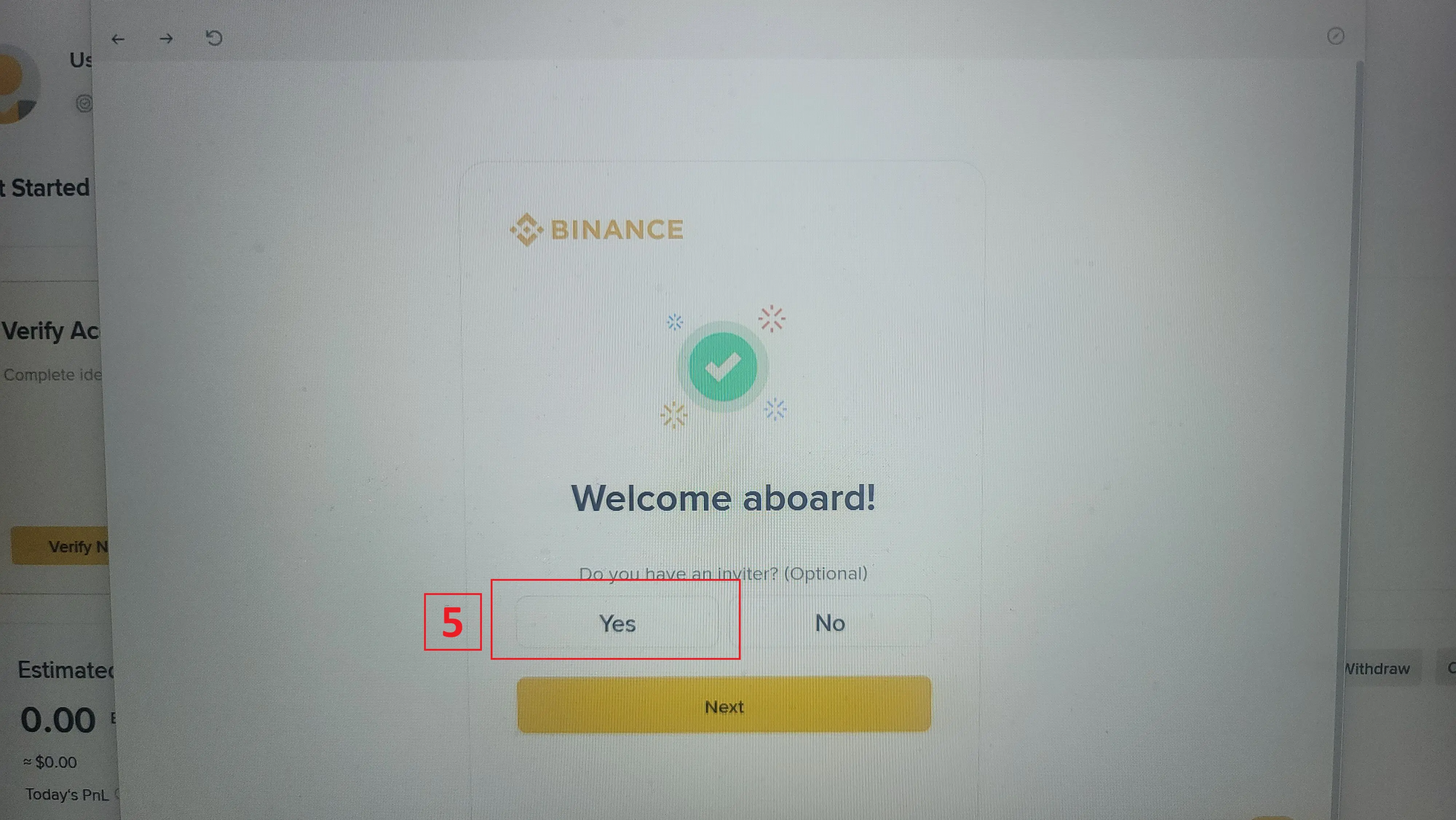 바이낸스 가입 5