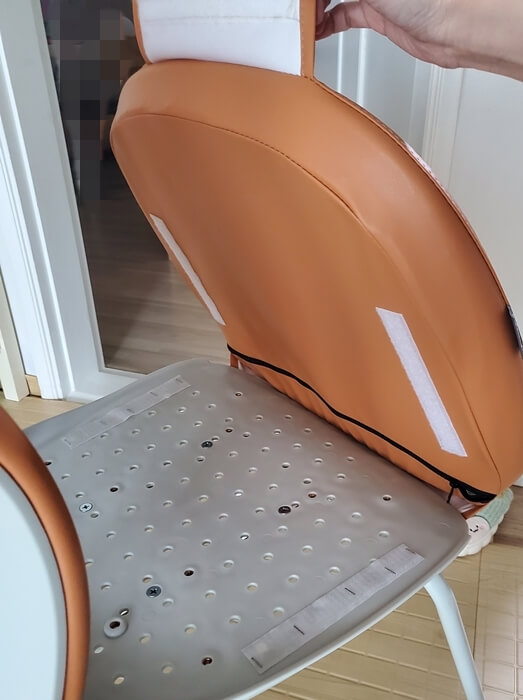 듀오백 학생의자 좌판 시트 열어보기