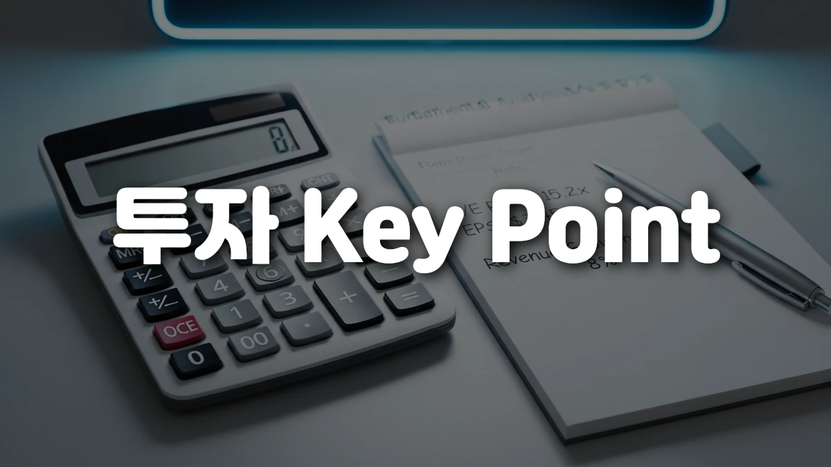 투자 Key Point