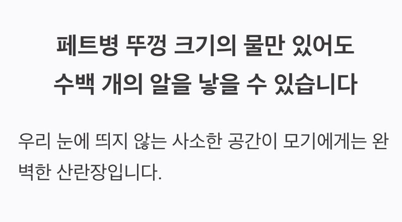 탄생의 유일한 조건, '물 한 스푼'