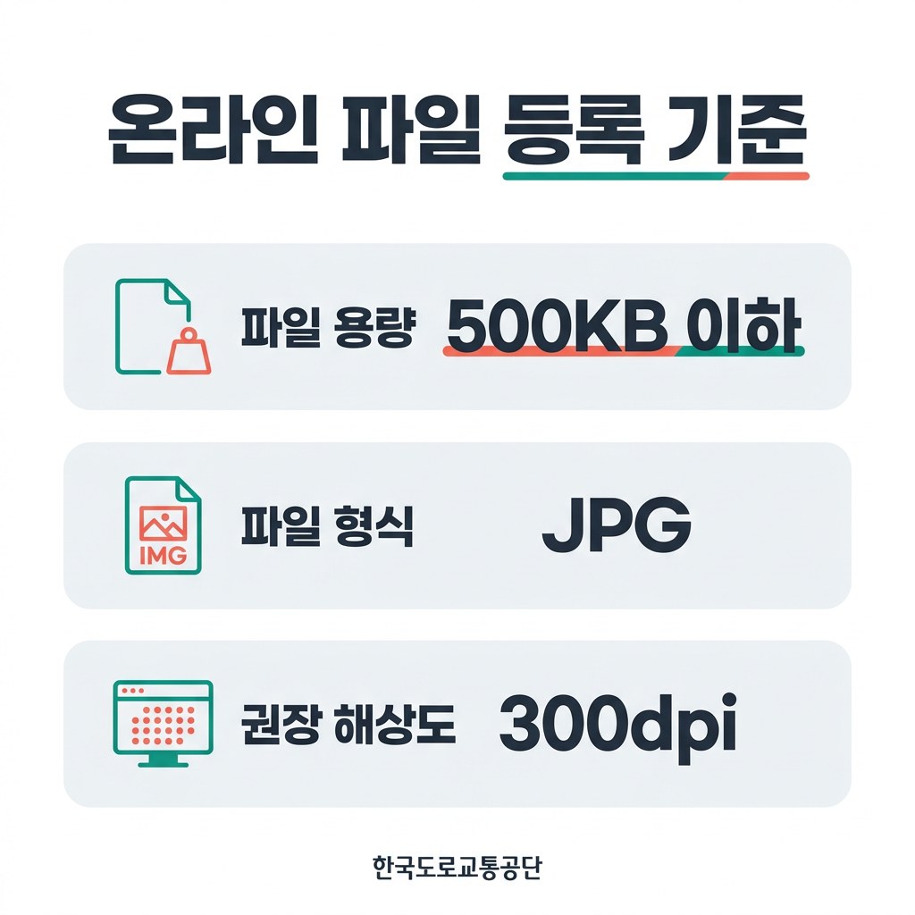 운전면허 사진 규격 온라인 파일 등록 기준