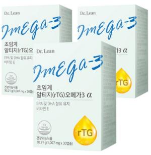 닥터린 초임계 알티지 오메가3 알파 30.21g 30정, 3개