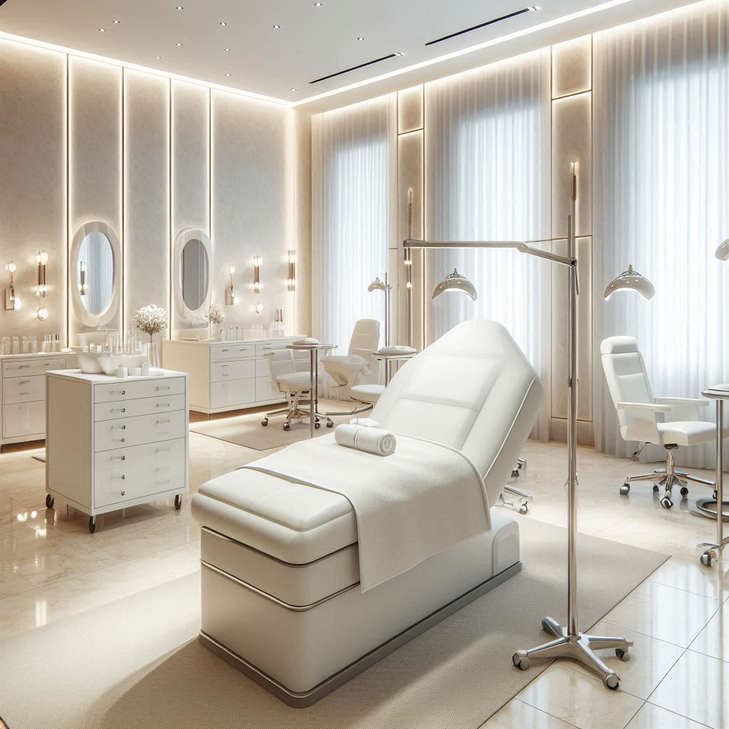 피부,체형관리 샵 배경