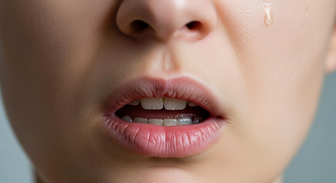 독감 증상 마른기침