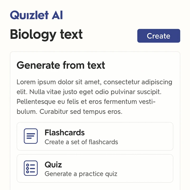 Quizlet 자동 문제 생성
