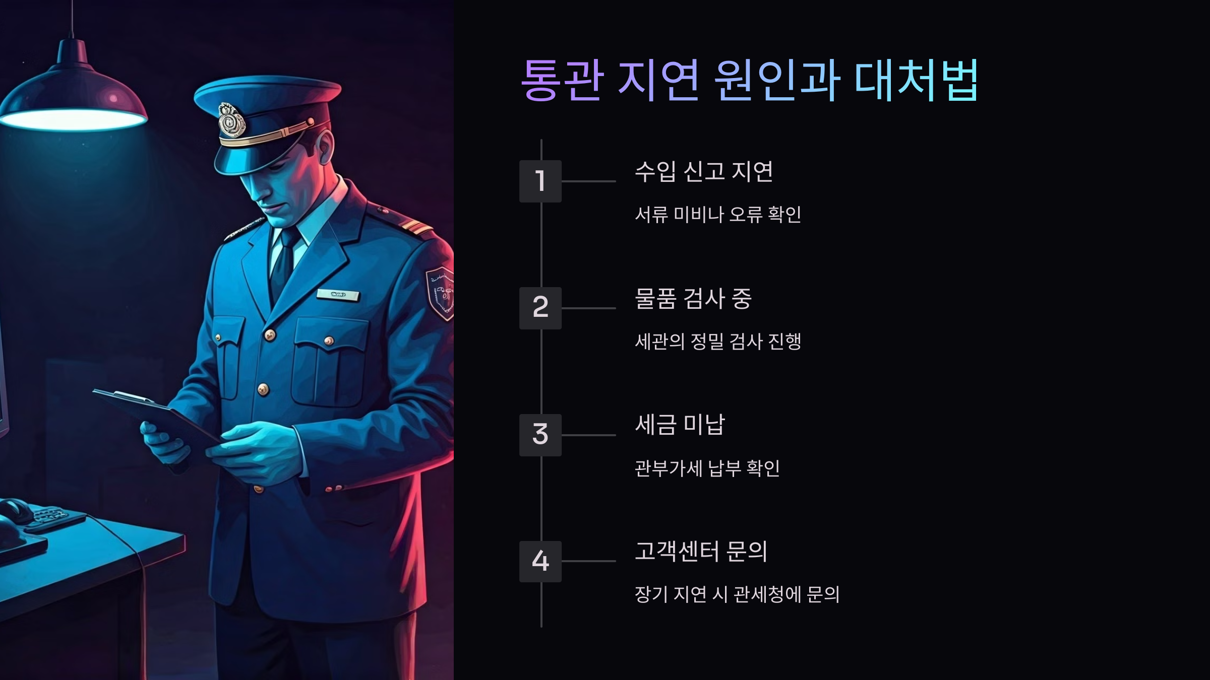 통관-지연