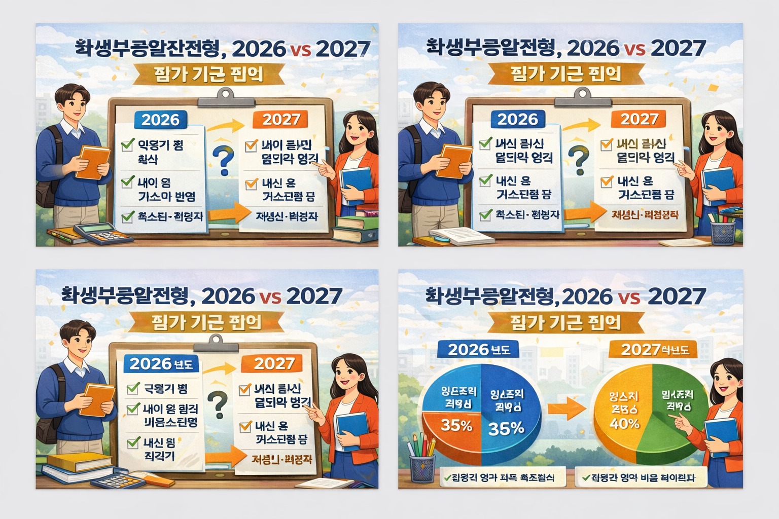 수시 전형, 2026 vs 2027 무엇이 달라졌나?
