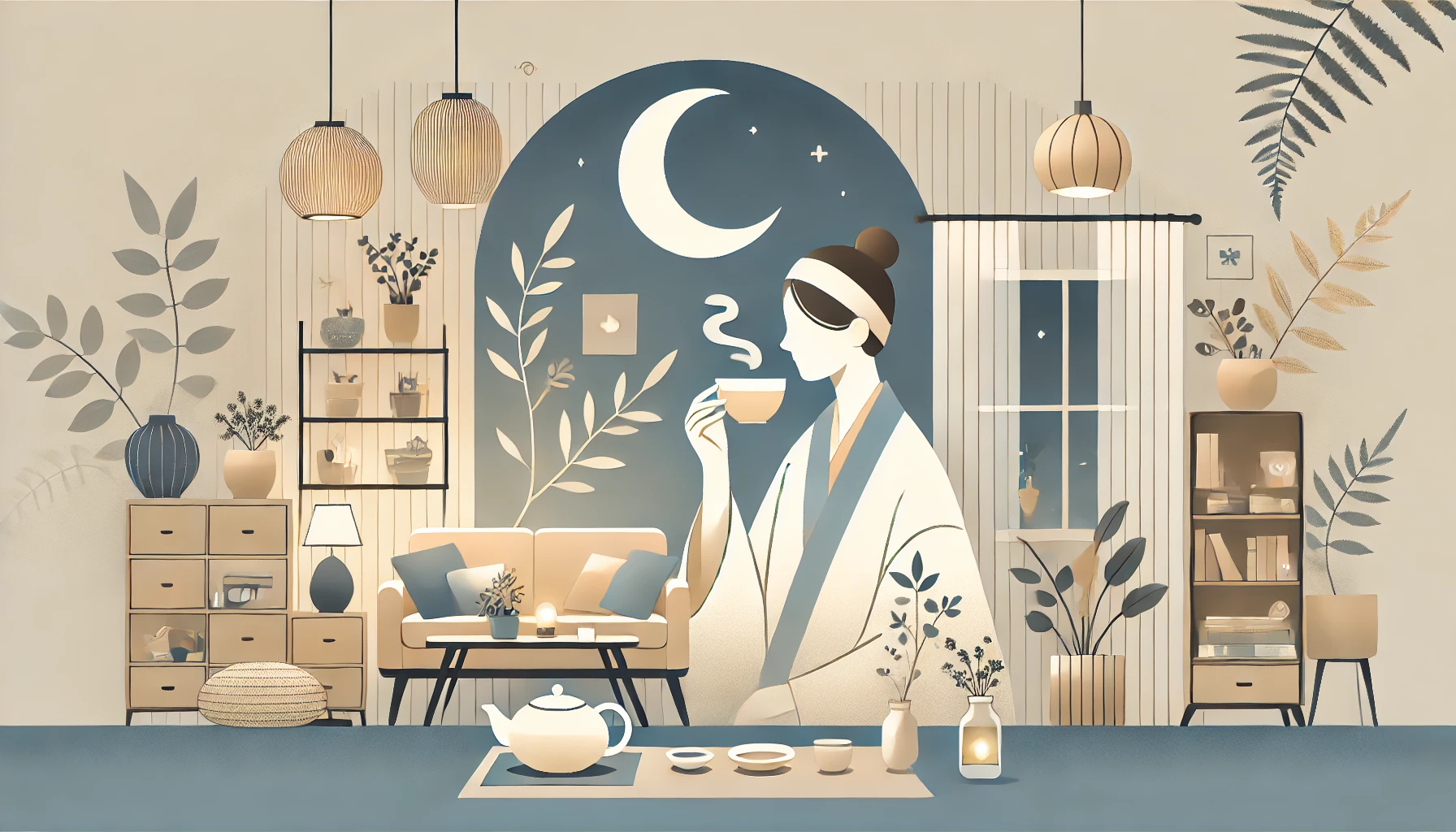 숙면을 위한 저녁 루틴