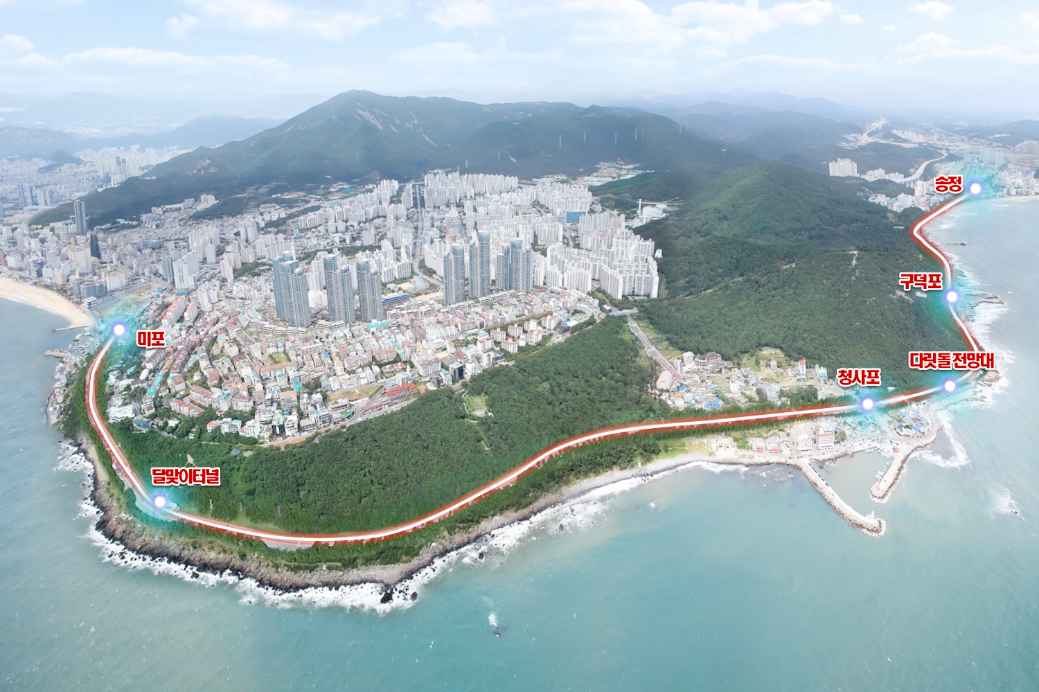 블루라인파크 해운대 해변열차 & 스카이캡슐 코스안내