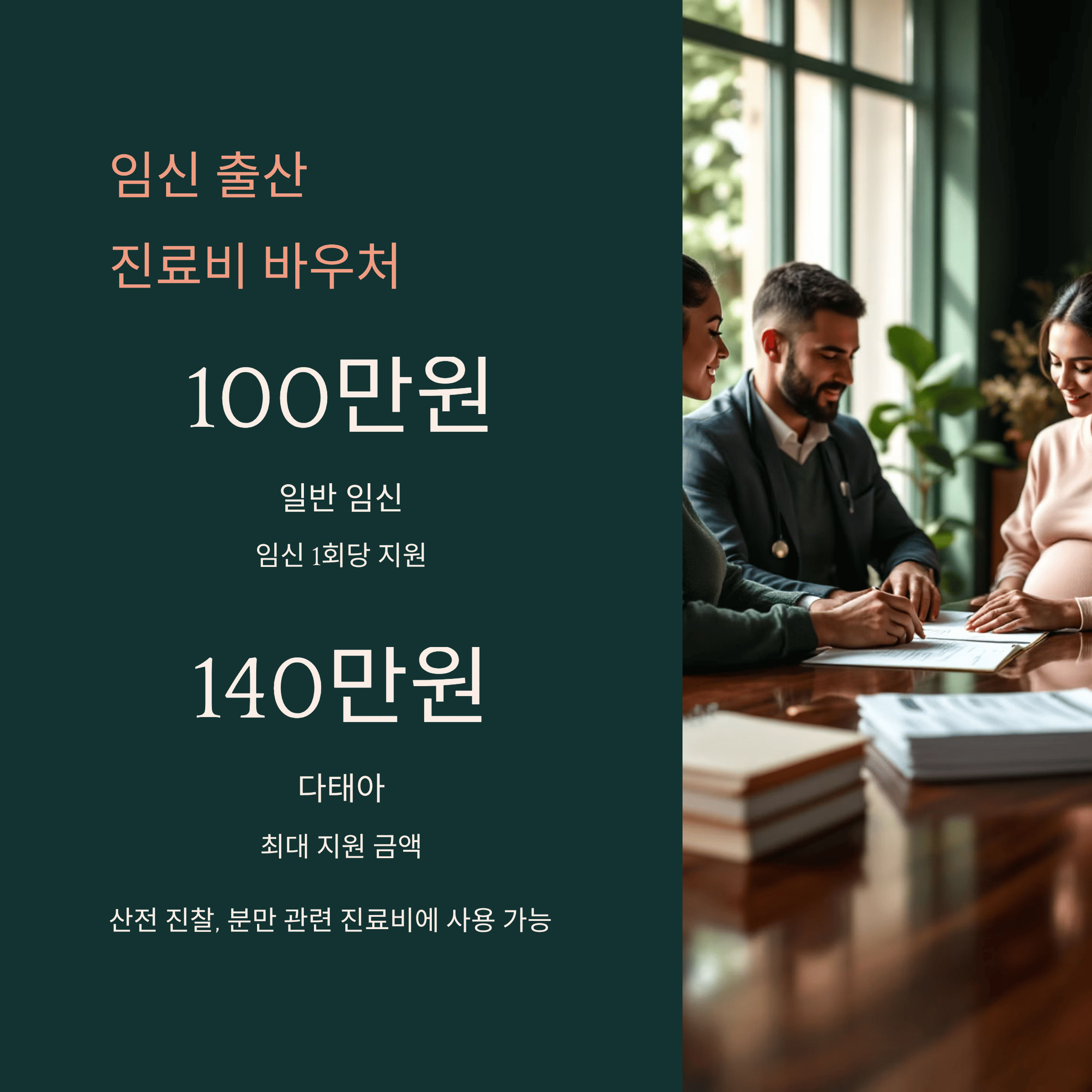 정부 출산 지원금 임신 출산 진료비 바우처