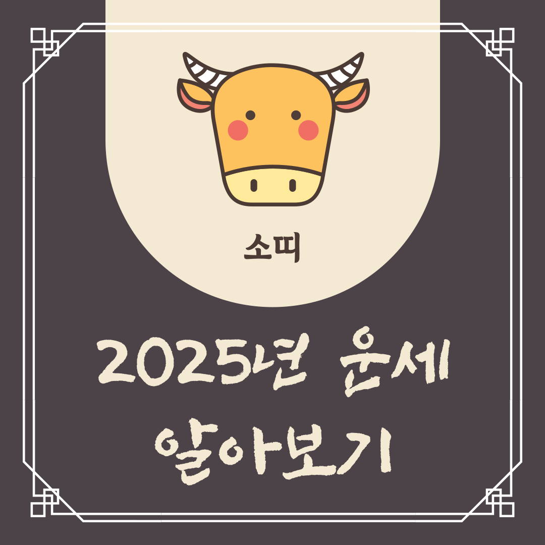 2025년 소띠 운세