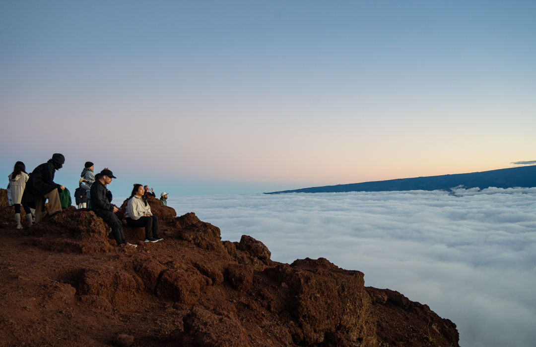 하와이 마우나케아 일몰