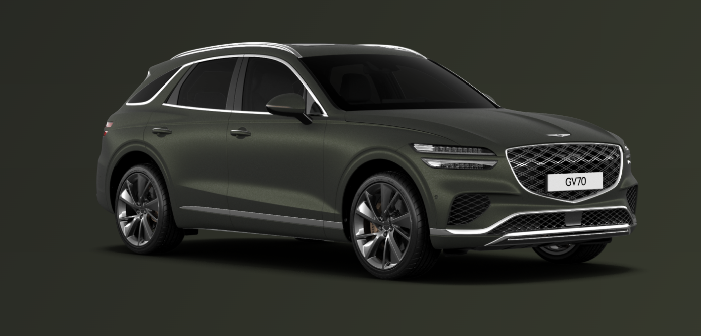 2025 제네시스 GV70 스토르 그린 무광