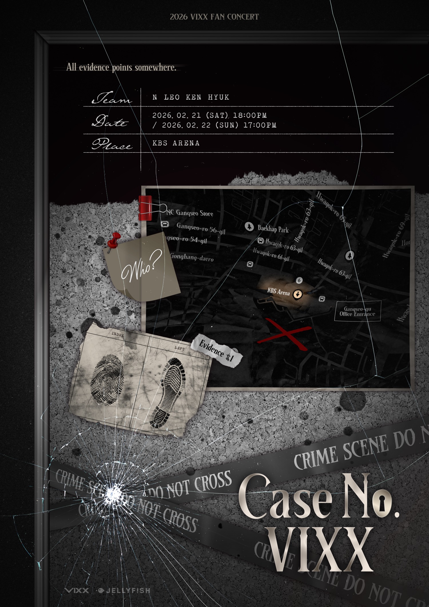 빅스(VIXX) 팬 콘서트 포스터 이미지., 젤리피쉬엔터테인먼트