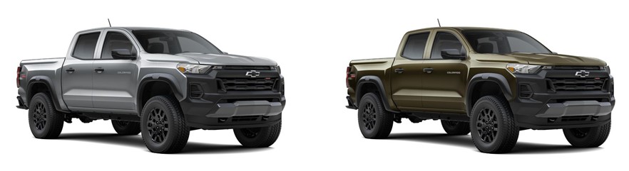 [픽업트럭 추천] 신형 3세대 콜로라도 풀체인지 색상 스털링 그레이 메탈릭, 하베스트 브론즈 메탈릭