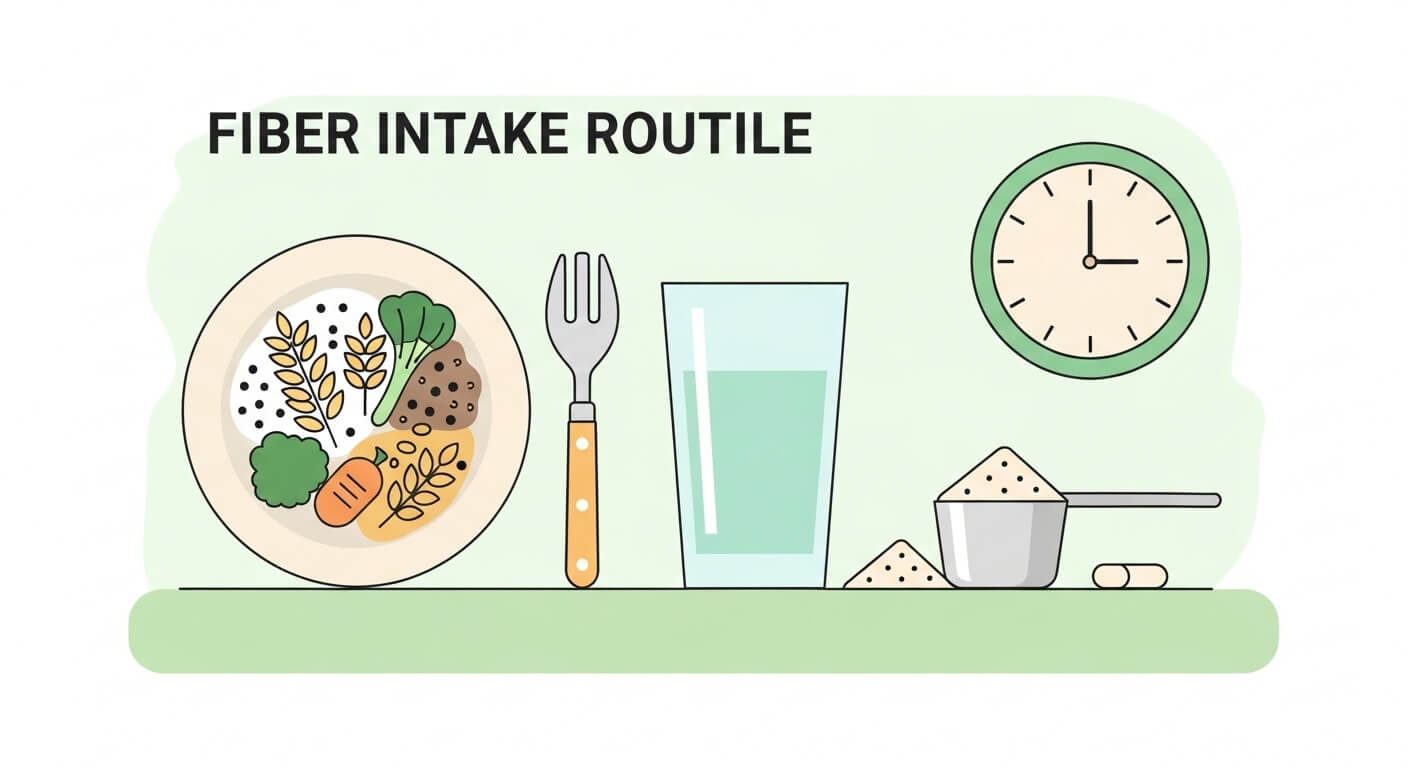 장기능 향상을 위한 식이섬유 섭취법 (섭취법)