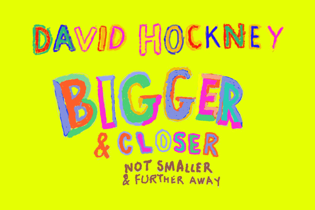 데이비드 호크니 미디어아트 전시 Bigger&Closer(Not Smaller and Further Away)