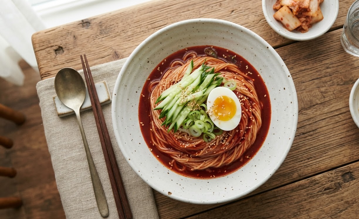 비빔국수열무김치