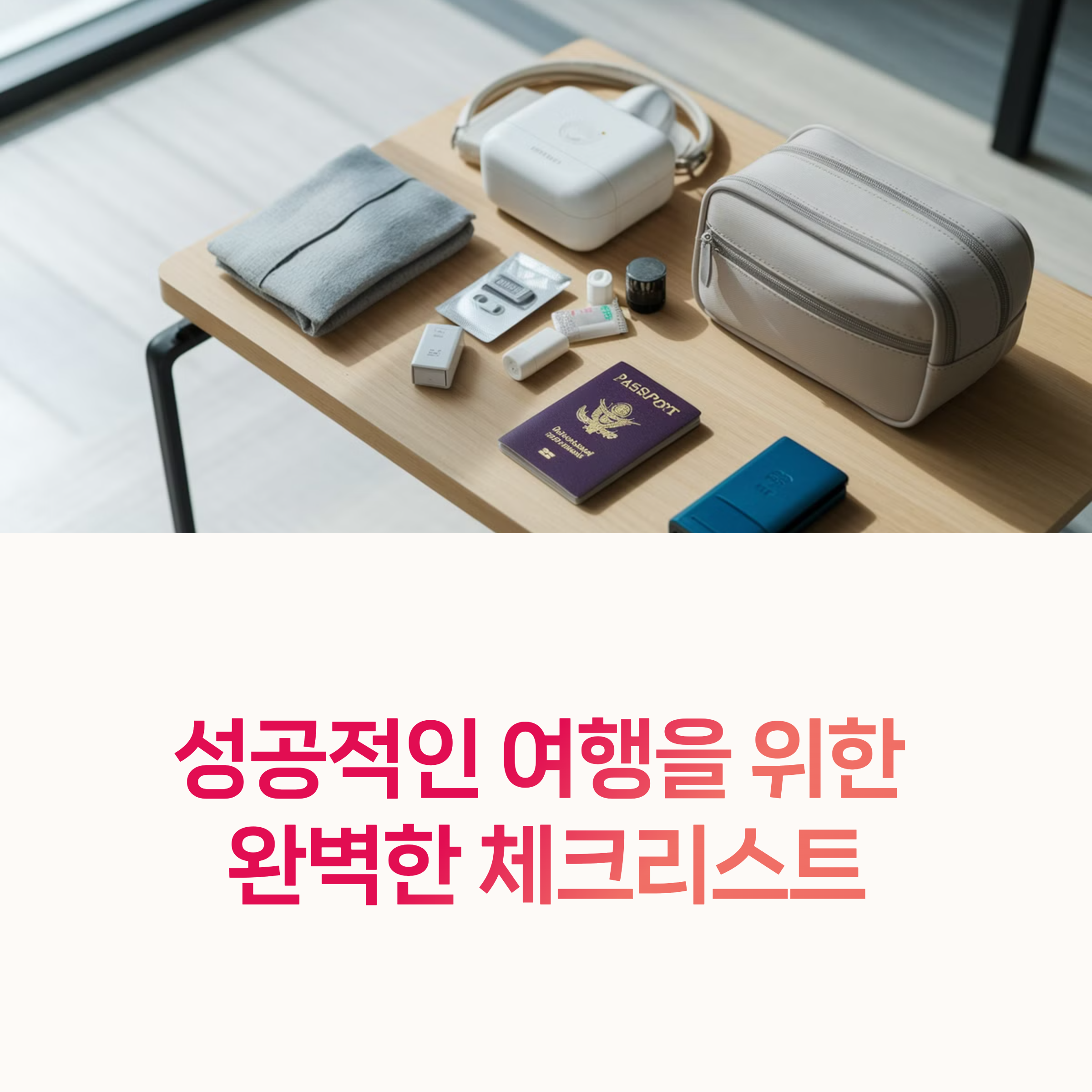 여행준비, 여행체크리스트,