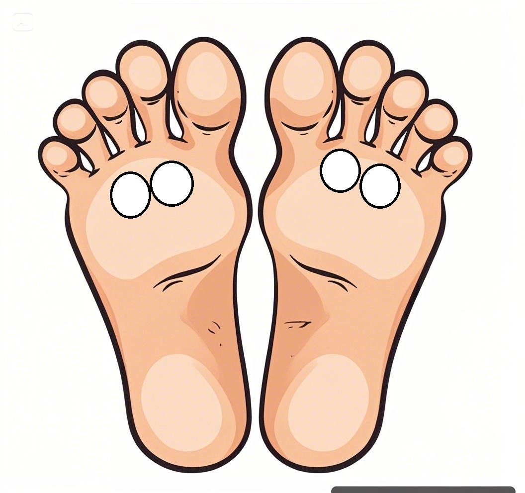 발바닥파스-붙이는위치-목통증