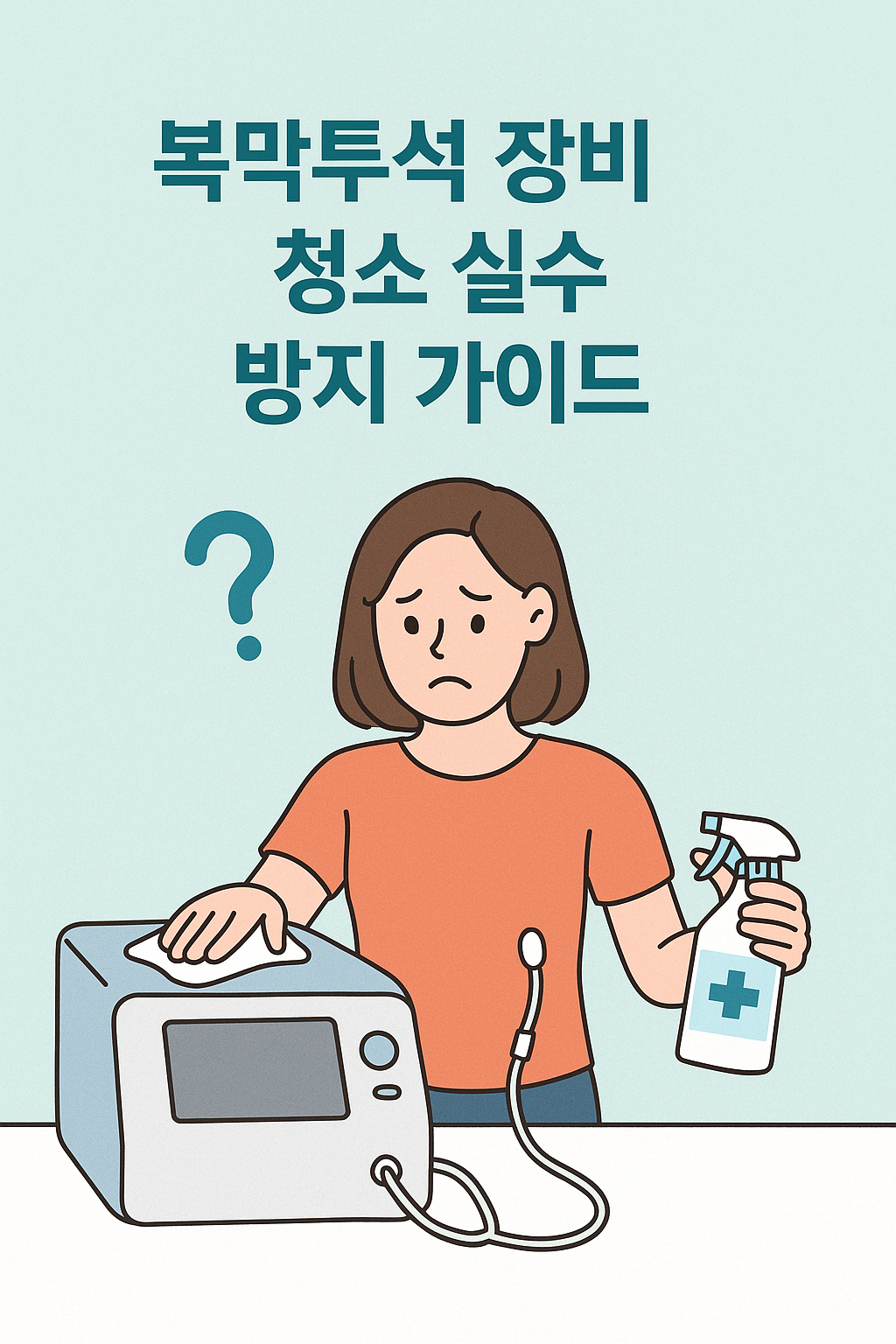 복막투석 장비 청소 실수 방지 가이드