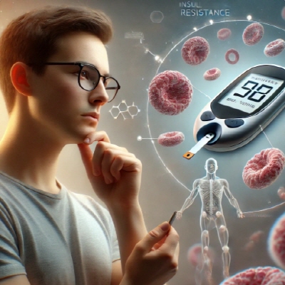 혈당-측정-후-생각에-잠긴-남자-사진