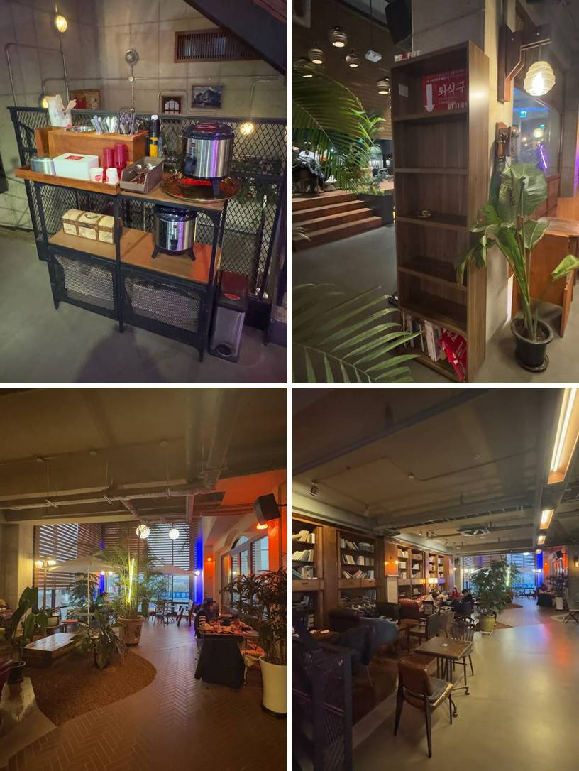 2층 자리 퇴식구