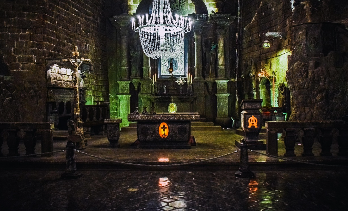 폴란드 크라쿠프 비엘리츠카 소금 광산 관련 사진