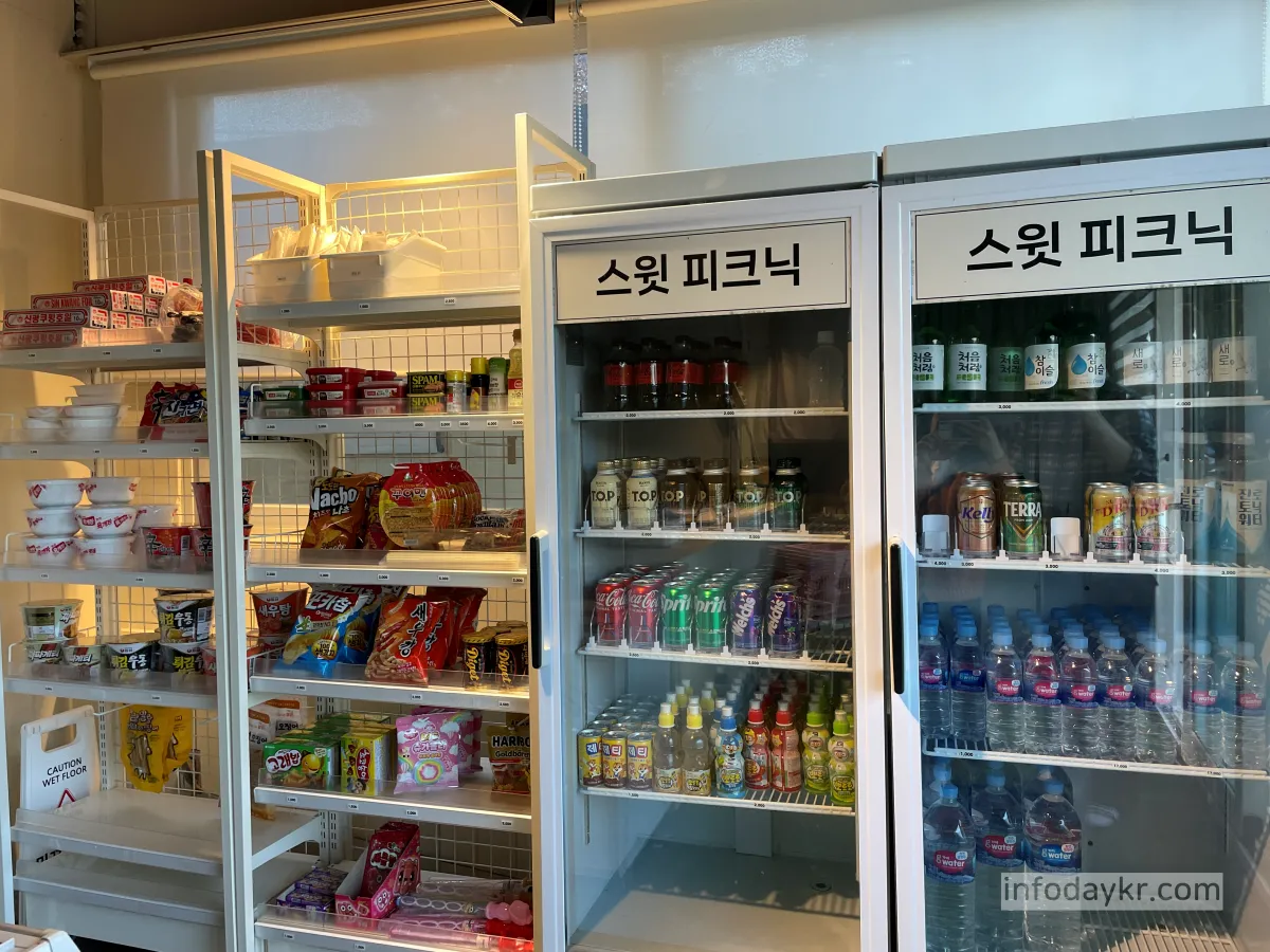 스윗피크닉-글램핑-매점-판매물품