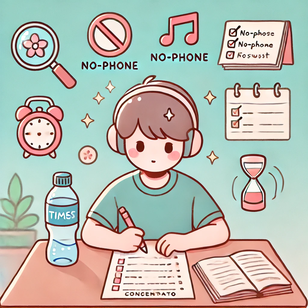 공부할 때 집중이 안 될 때 쓰는 실전 팁 7가지