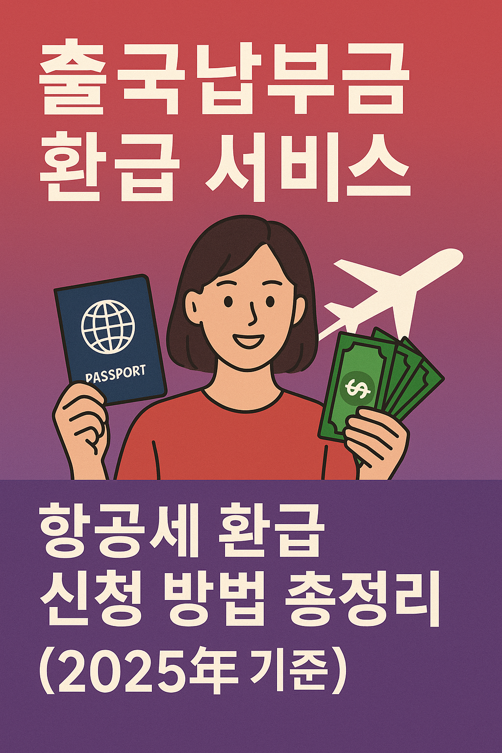 출국납부금 환급서비스 안내 이미지