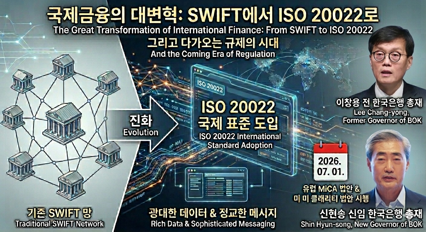 낡은 금융망이 진화한다: SWIFT에서 ISO 20022로, 그리고 블록체인 까지 이어지는 금융 혁명의 현재