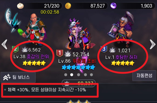 조비-전위-허저-팀구성