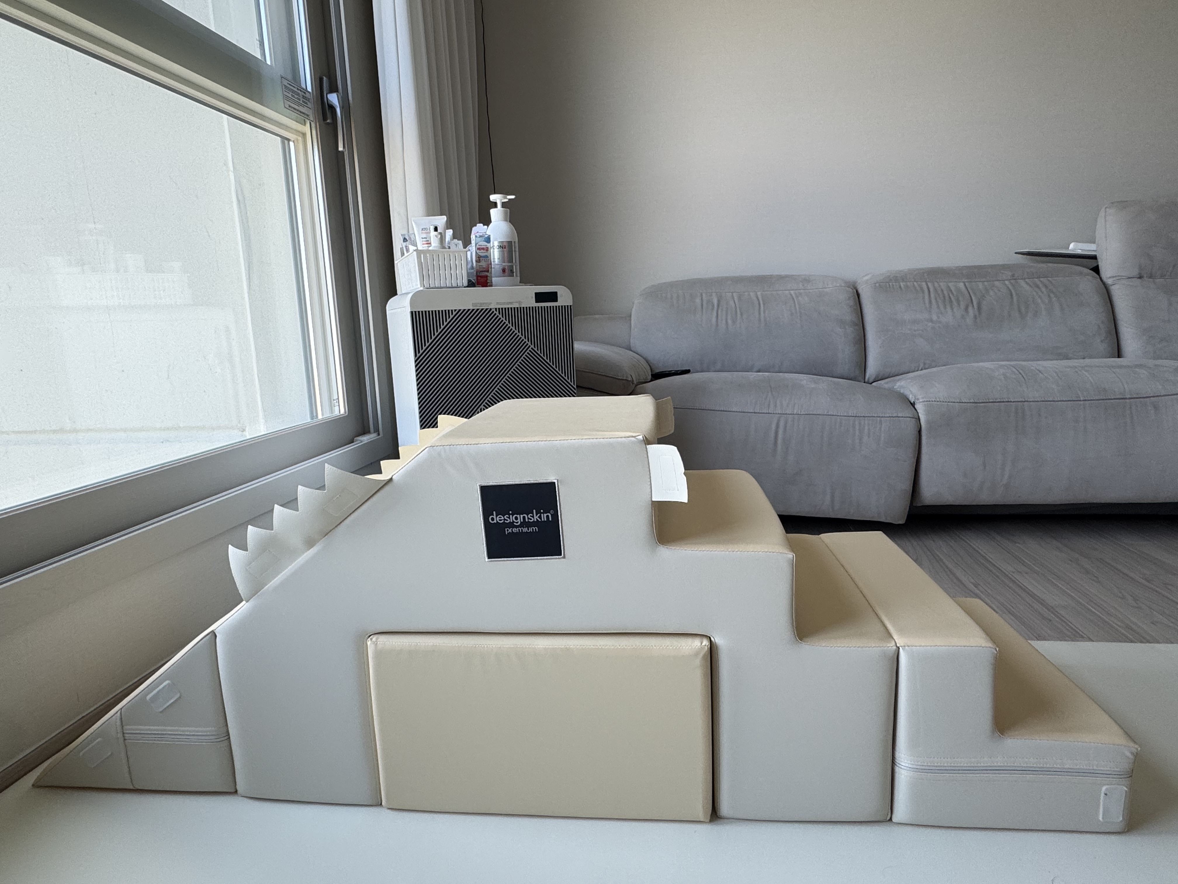 디자인스킨테이블 버터베이지 색상 사진