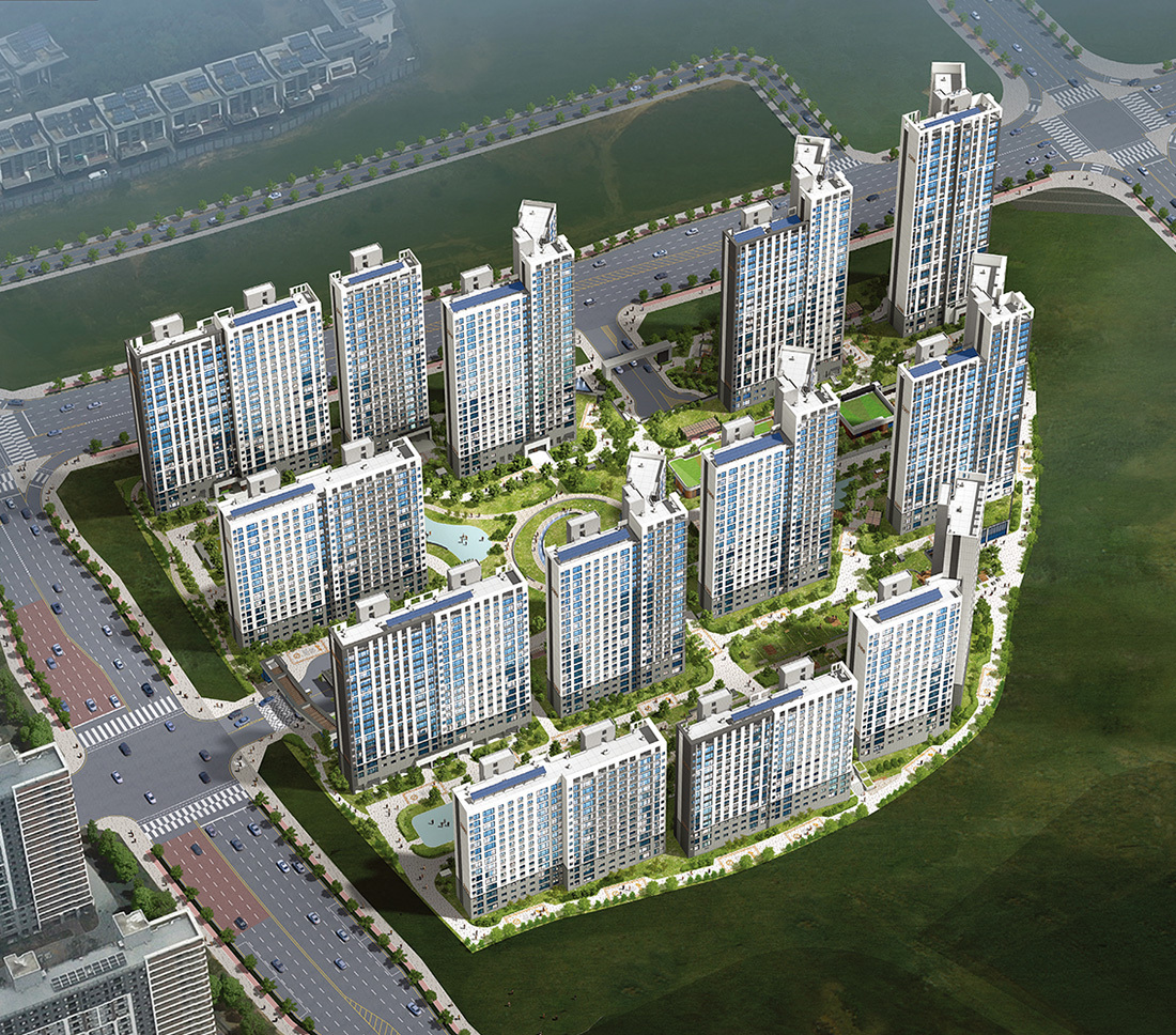 파주 운정3 A23 LH 안단테 - 조감도