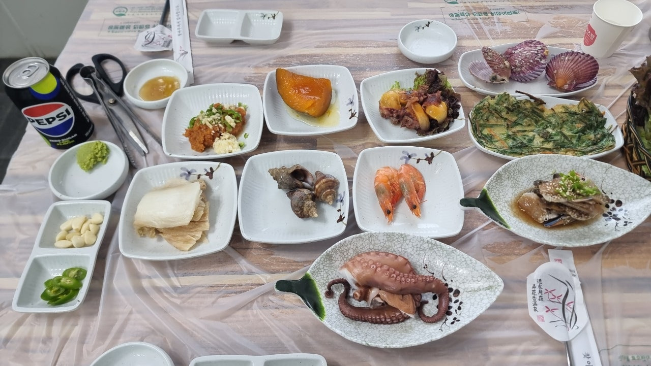 거제 소나무횟집 밑반찬