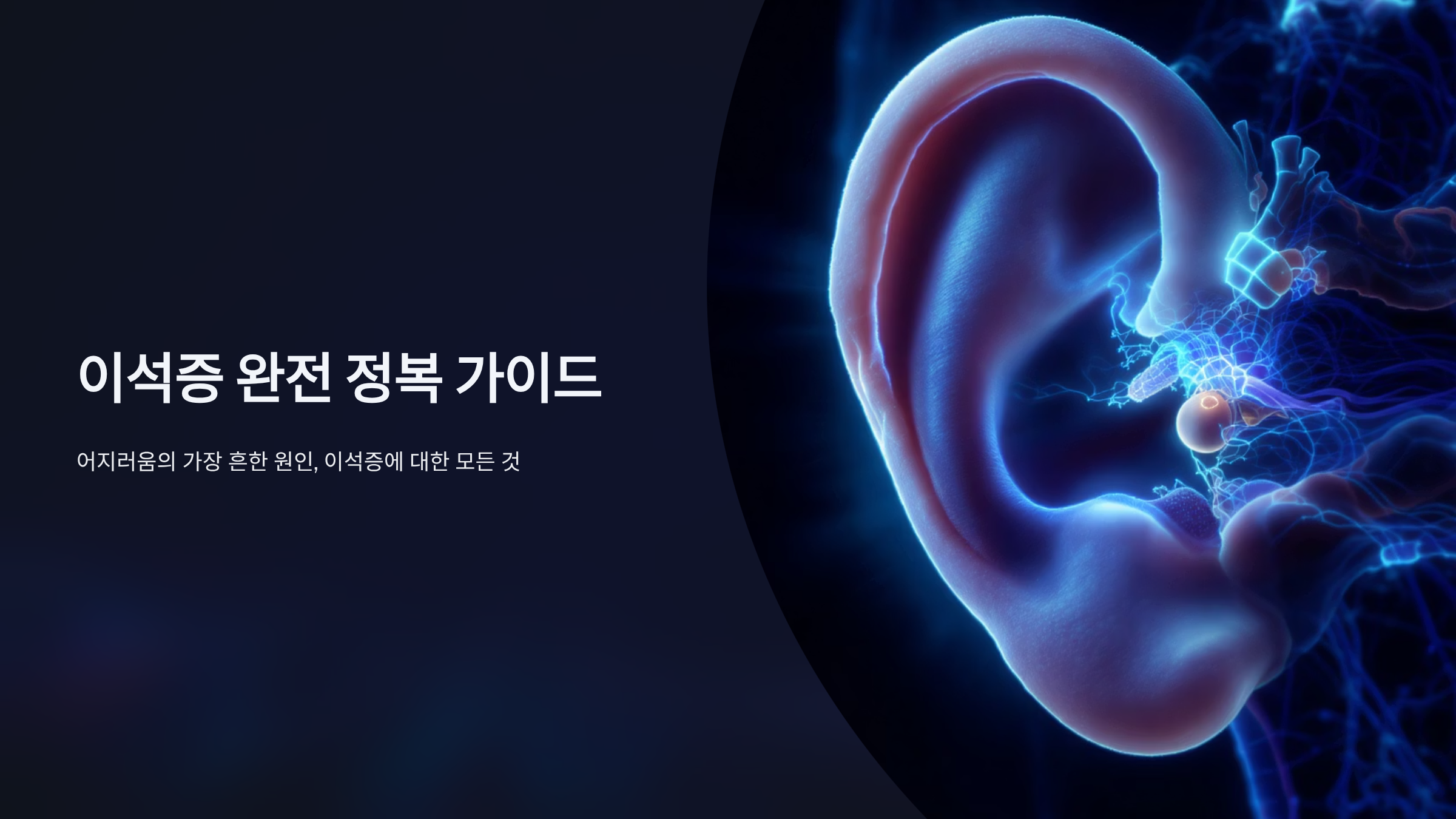 이석증 원인과 치료법 완벽정리