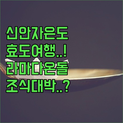전남 신안 자은도 효도 여행 코스 라..