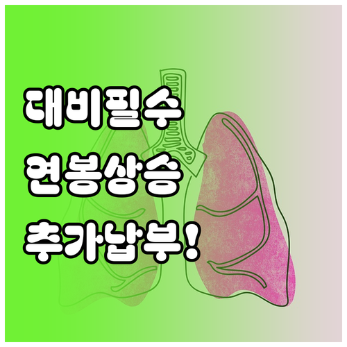 연봉 상승으로 인한 건강보험료 추가납..