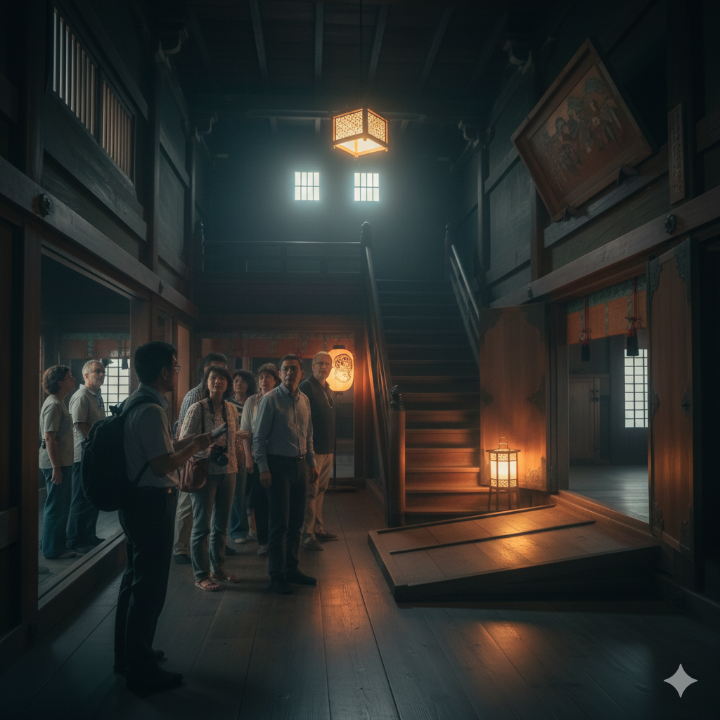 함정 비밀통로로 만든 닌자데라